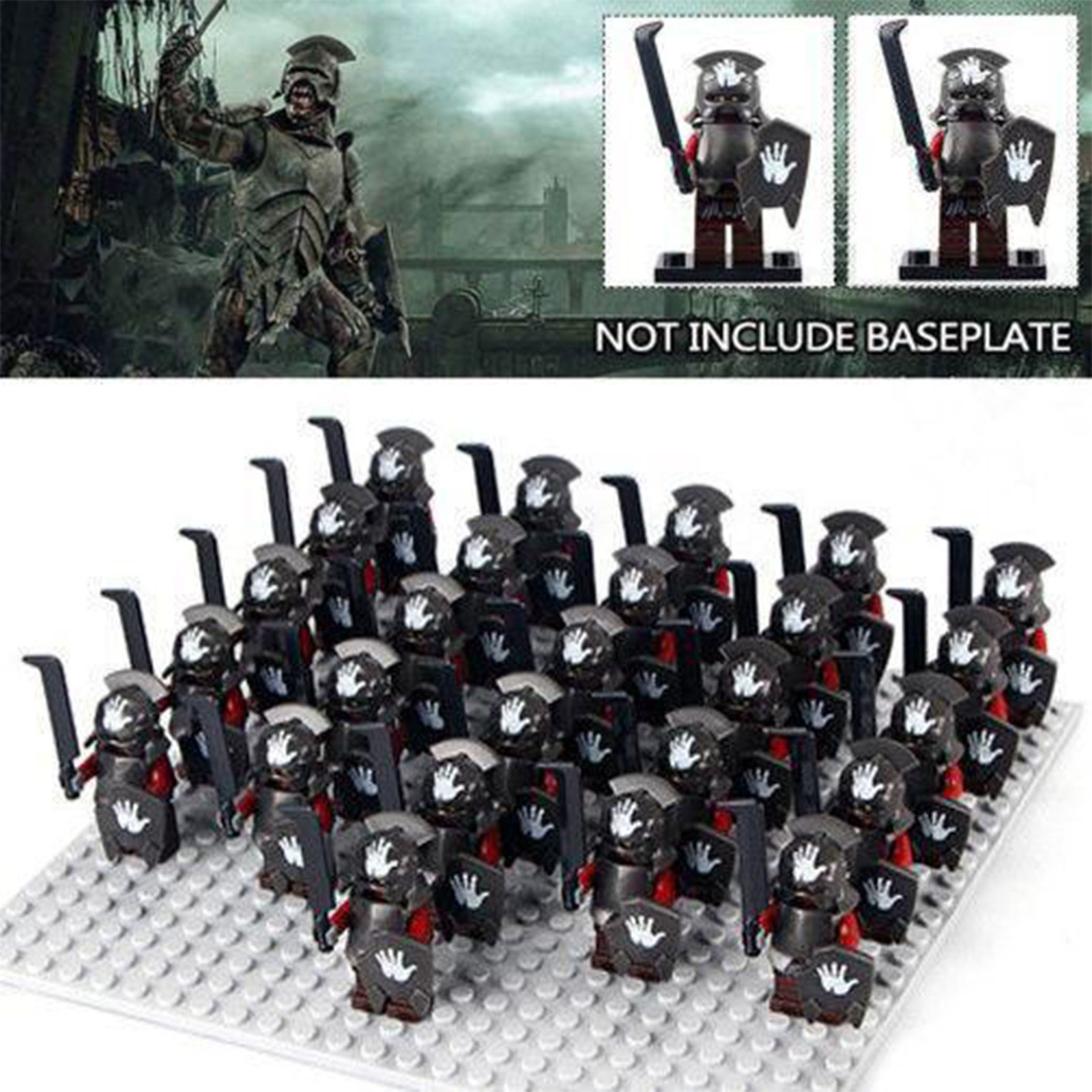 LOTR Power War Uruk-Hai Orc Army Set 26 Custom Minifigures Set