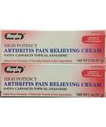 Rugby Capsaicin Cream 0.075% HIGH POTENCY Pain Relief 57gm (2 pack) red ... - $14.84