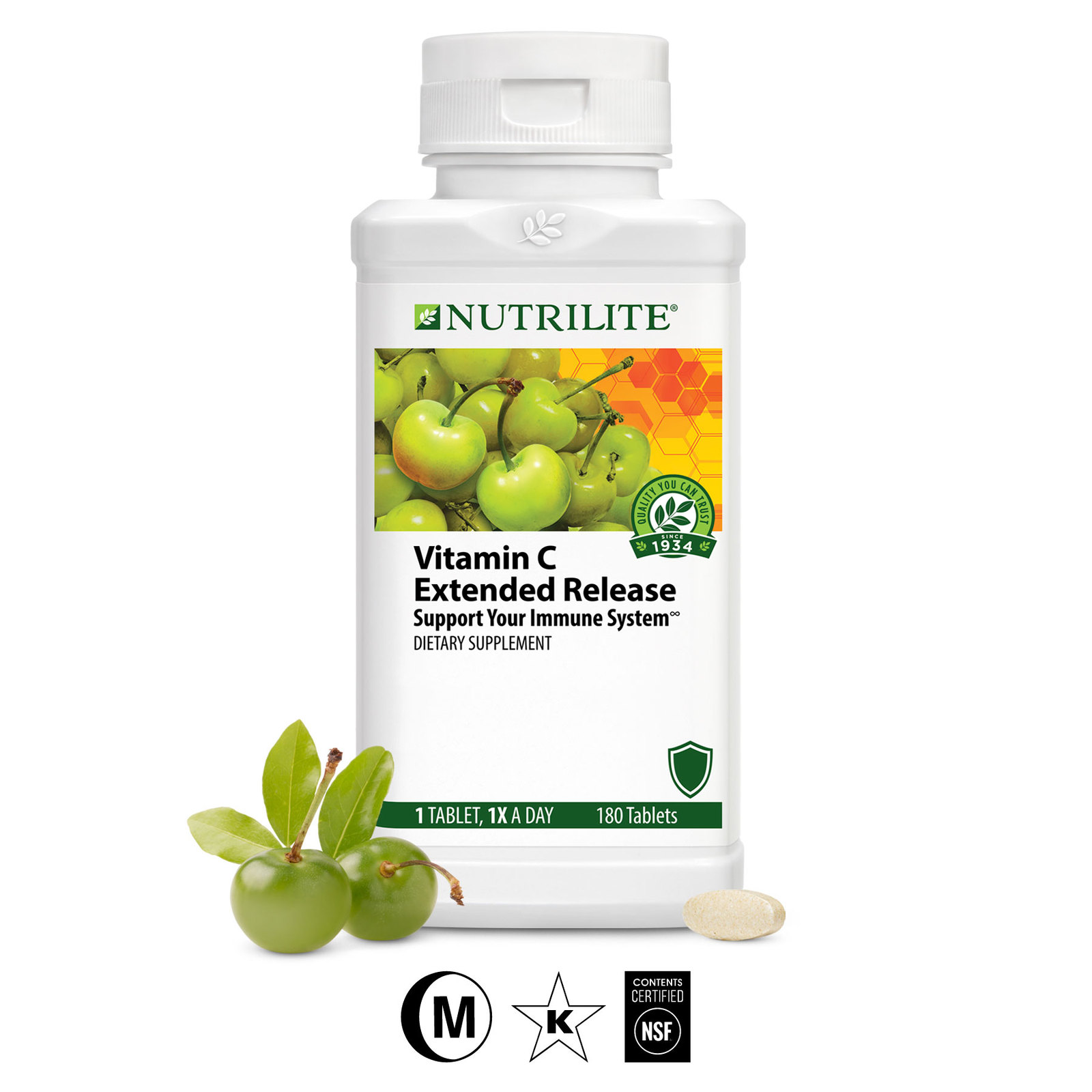 Nutrilite Vitamin C Extended Release - 180 tablets - Dietary Supplements