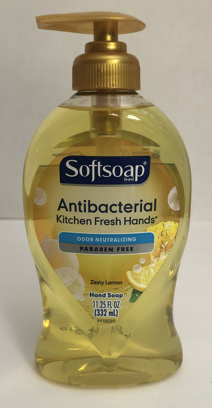 Softsoap  Antibacterial Liquid Zesty Lemon Scent Handsoap 11.25oz