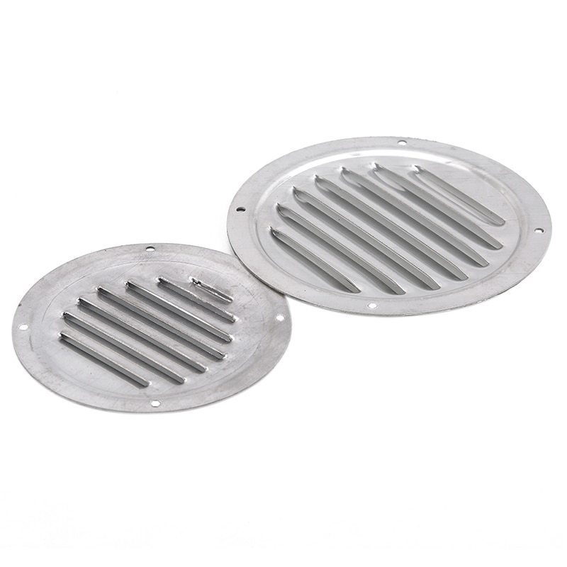 Stainless Steel Ventilation Exhaust Grille Wall Ceiling Air Vent Grille Ducting Home Improvement