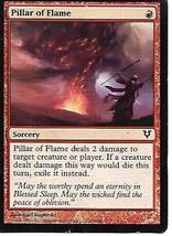Magic the Gathering Card- Pillar of Flame - $1.00