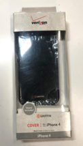 Verizon-Griffin Slim Hülle Schutz Gummihülle für IPHONE 4/4S- Schwarz - $7.91