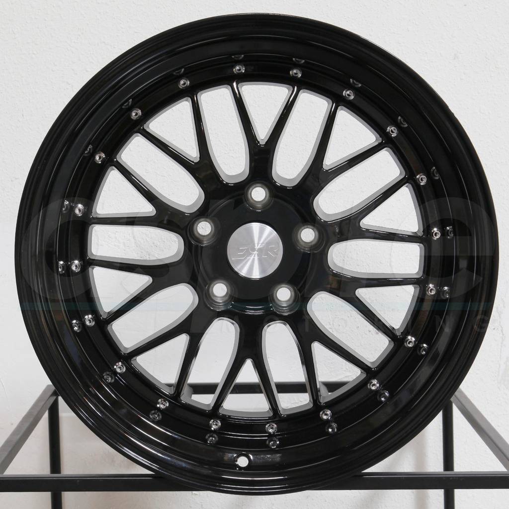 19x8 5 19x9 5 ESR SR05 SR5 5x114 3 30 35 Gloss Black Wheels Rims Set 4 19x8-5-19x9-5-esr-sr05-sr5-5x114-3-30-35-gloss-black-wheels-rims-set-4