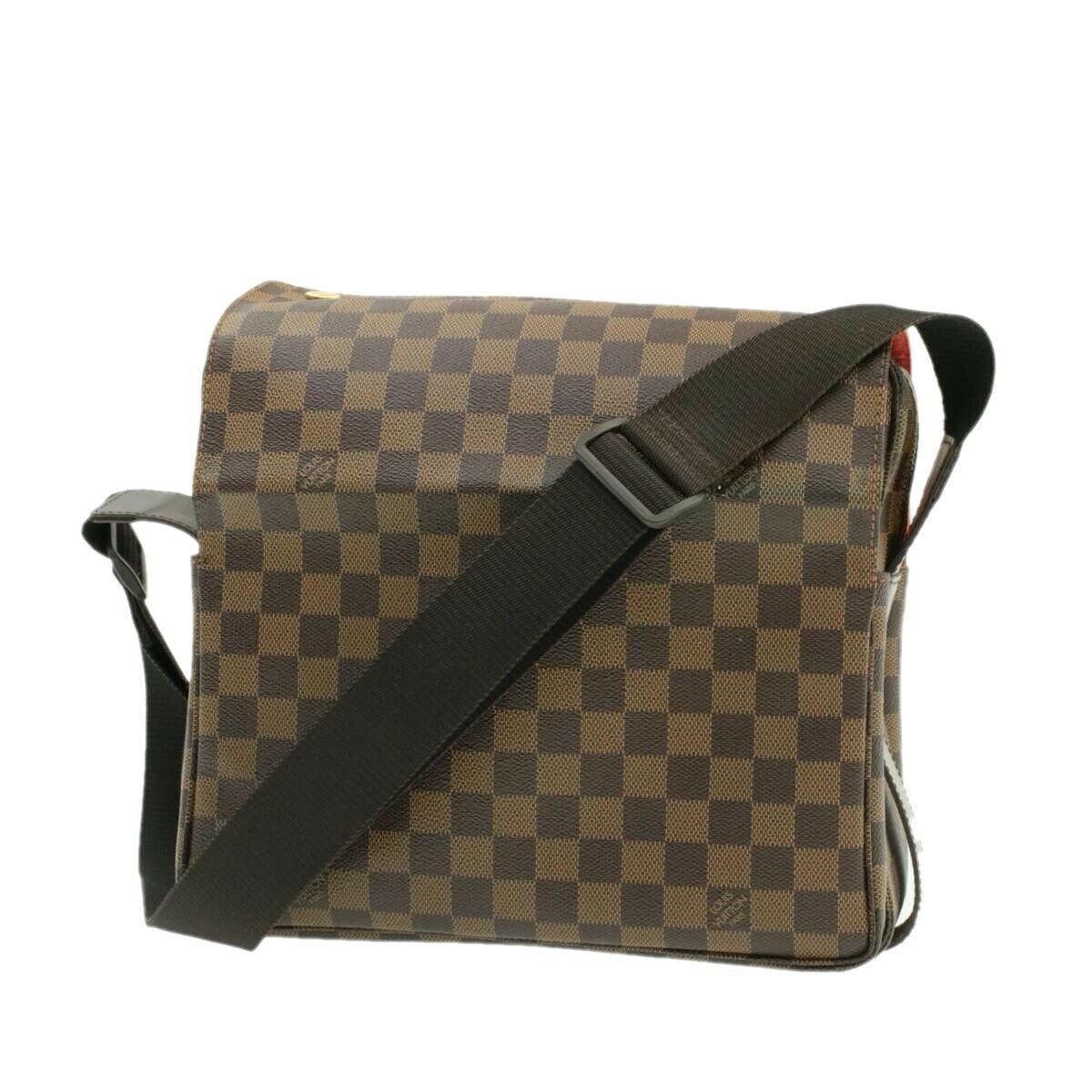 LOUIS VUITTON Damier Ebene Naviglio Shoulder Bag N45255 LV Auth 15826 ...