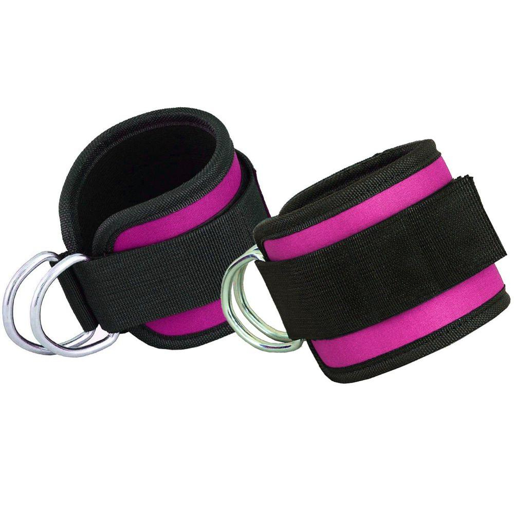 Crossfit Ankle Cuffs Resistance Bands Latex Elastic Bands For Fitness ...