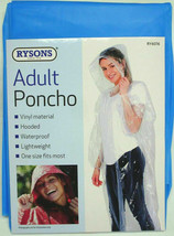 Adult Reusable Emergency Waterproof Cape Raincoat poncho Festivals Hikin... - $5.24