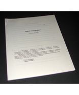 WHITE MAN&#39;S BURDEN Movie Press Kit Production Notes Pressbook John Travolta - $17.99