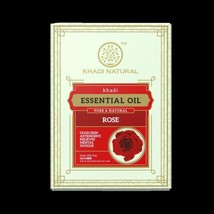 Low Cost Khadi Natural Rose Pure Essential Oil 15ml Ayurvedic Skin Face Body - $11.96