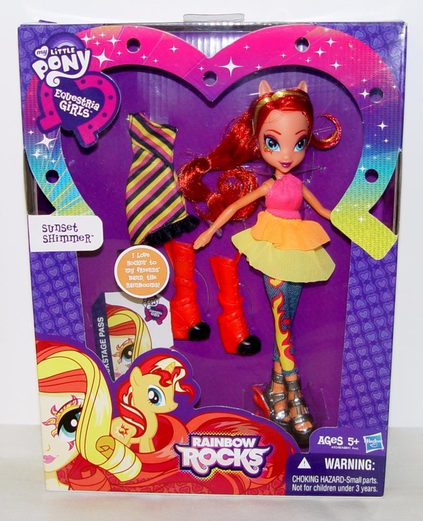 Hasbro My Little Pony Equestria Girls - Rainbow Rocks Dolls SUNSET ...