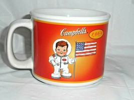 Campbell Kids 100 Years Soup Mug Bowl 2003 Astronaut Flag 100 Celebratio... - $9.89