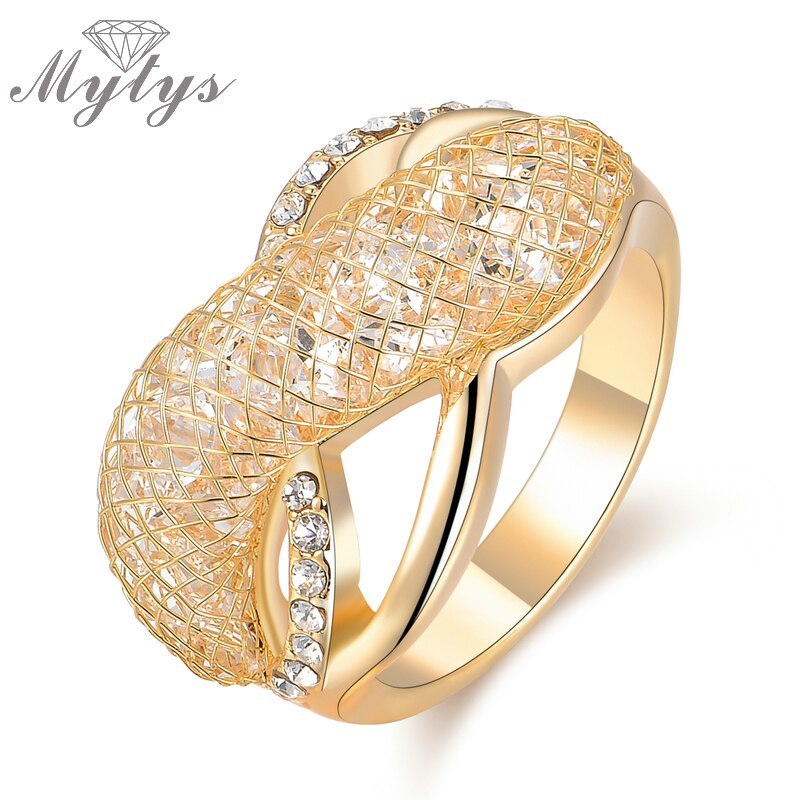 Mytys Brand New Arrival Rings Trendy Fashion Lady Jewelry Accessory Gift Wire Me