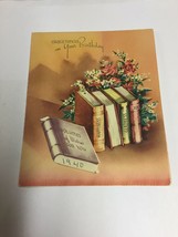 Vintage 1940  Birthday Greeting Card, From St. Augustine. Really Neat &amp; ... - $3.71