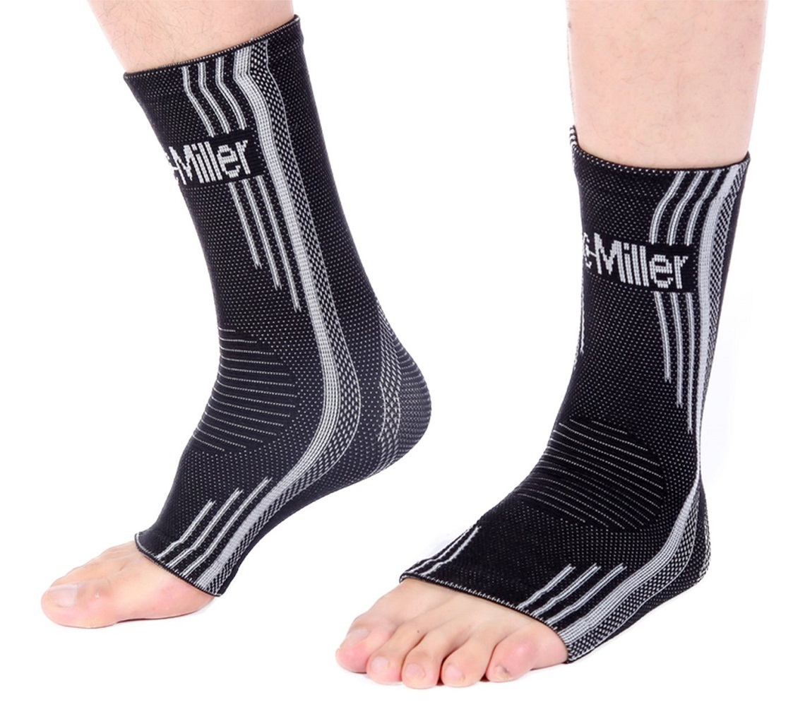 Premium Ankle Brace Compression Support Sleeve Socks for Swollen (Gray ...