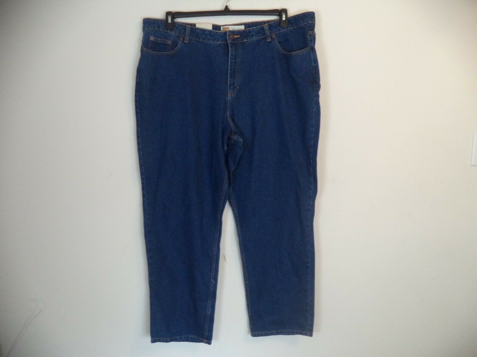 Women's blue Route 66 relaxed jeans pants. 24l. 100% cotton.