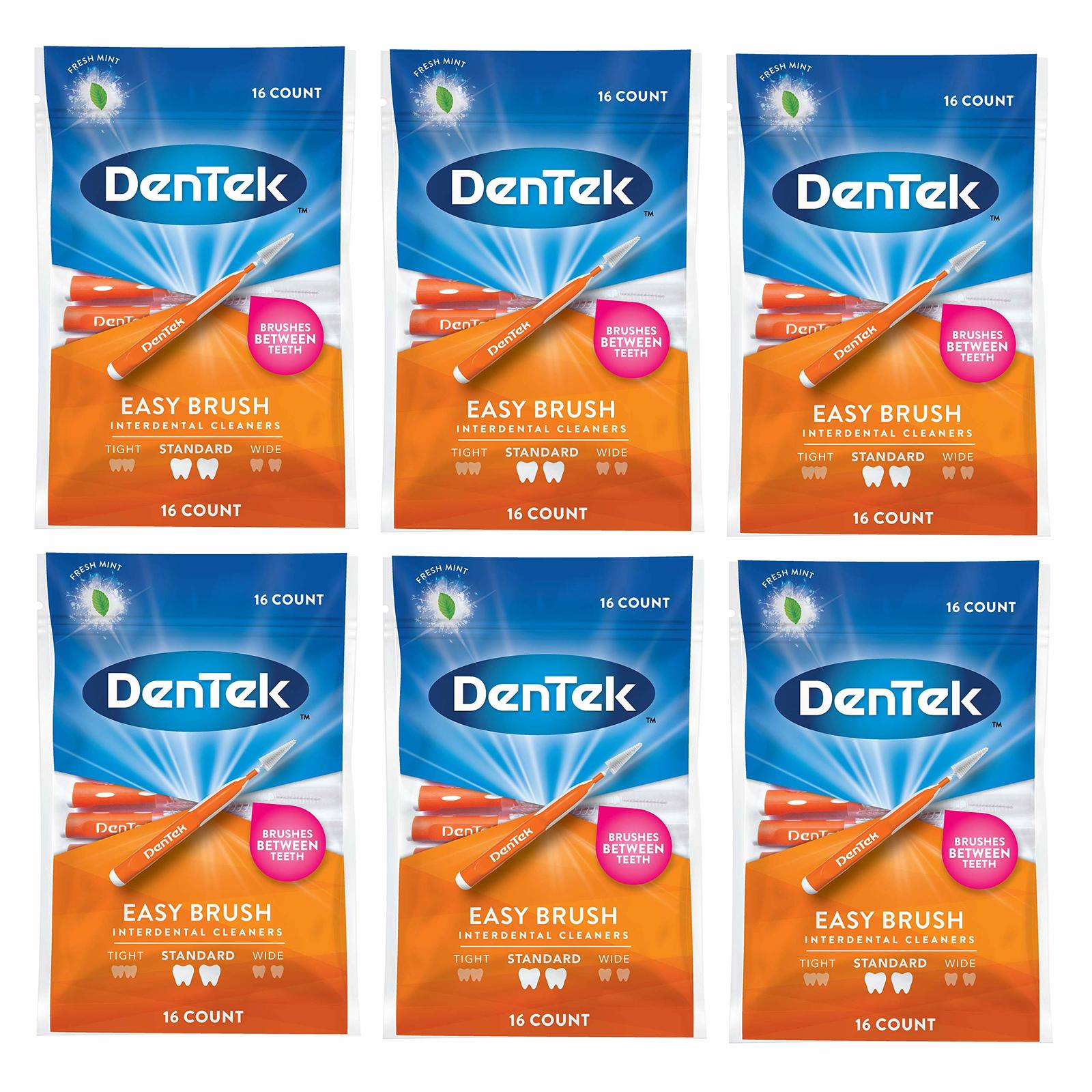 Dentek Easy Brush Interdental Cleaners Brushes Between Teeth