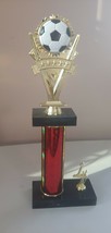 1st Place Soccer Futbol Trophy Award 13.5&quot;x5&quot;x2.5&quot; 26.25oz NO LETTERING - $14.84