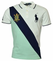 NEW POLO RALPH LAUREN Ultralight Waffle-Knit Thermal w//Pony Black Lt Gray Gray