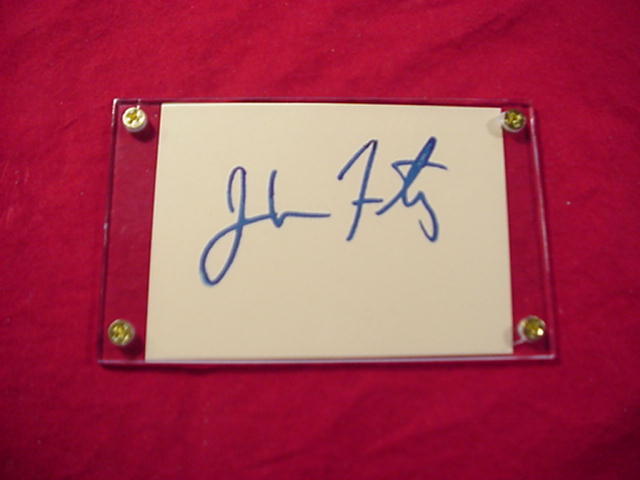 JOHN FOGERTY Autographed Signed Signature Cut w/COA - 30628 - Other