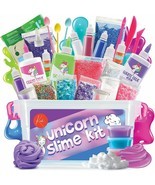 Slime Kit for Girls All-Inclusive UNICORN Slime Making Kit 88 Pc Set Sto... - $32.90