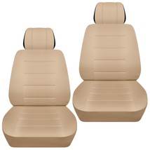 Front set car seat covers fits Chevy Equinox  2005-2020   solid sand - $69.99