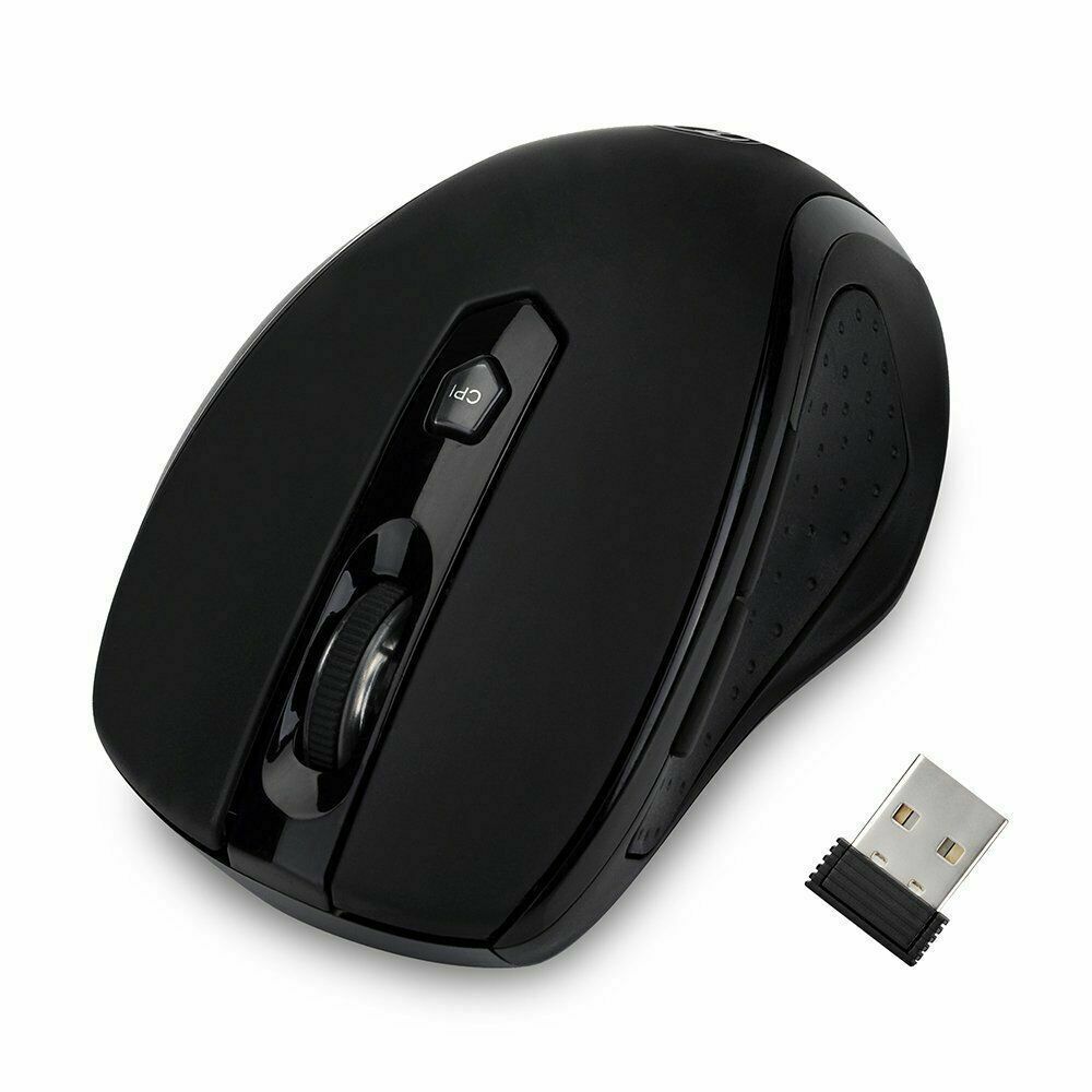 Wireless Optical mouse & usb receiver for Dell Toshiba Apple Chromebook ...