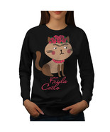 Frida Kahlo Cat Jumper Funny Women Sweatshirt - $18.99