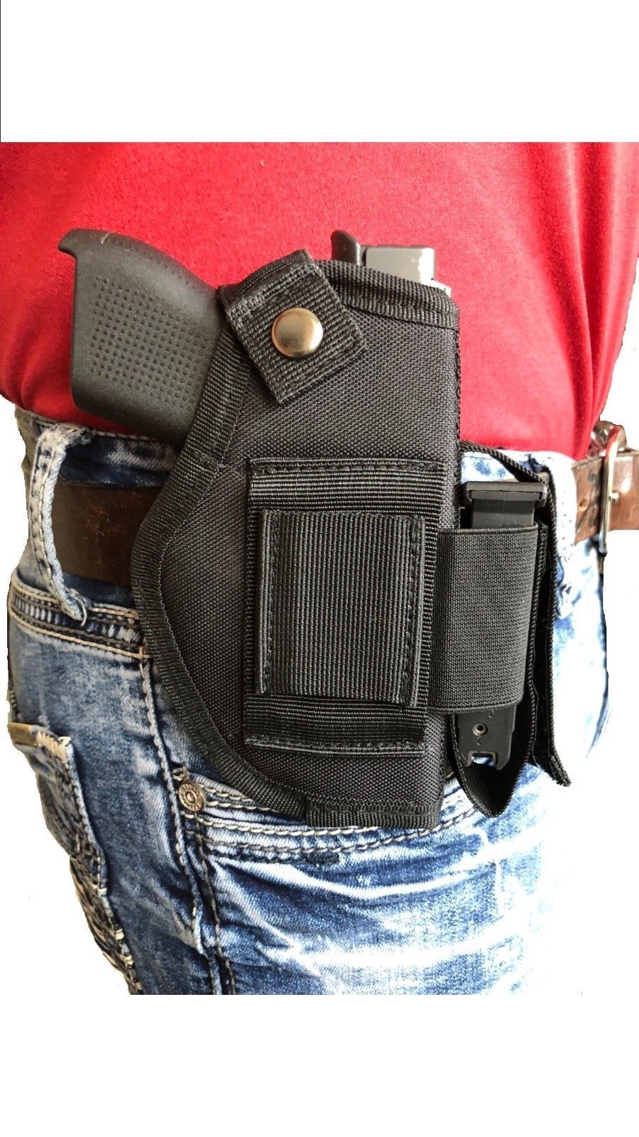 Nylon Belt Clip Gun holster For Ruger LC9 & LC9s Automatic with Laser