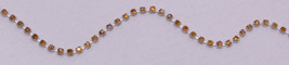 Imported Rhinestone Chain - Yellow/Gold Iridescent Rhinestones Trim BTY M216.01 - $12.95