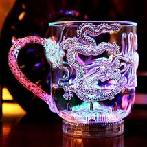 LED Flash Magic Color Changing Cup Water Activated Light-Up Beer Coffee Mug Gift - $19.79