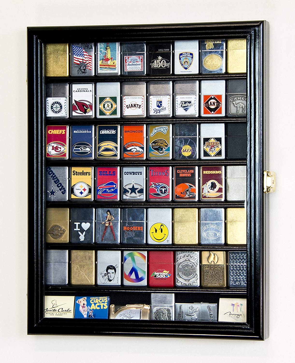 Factory Direct Display Cases 56 Zippo Lighter Display