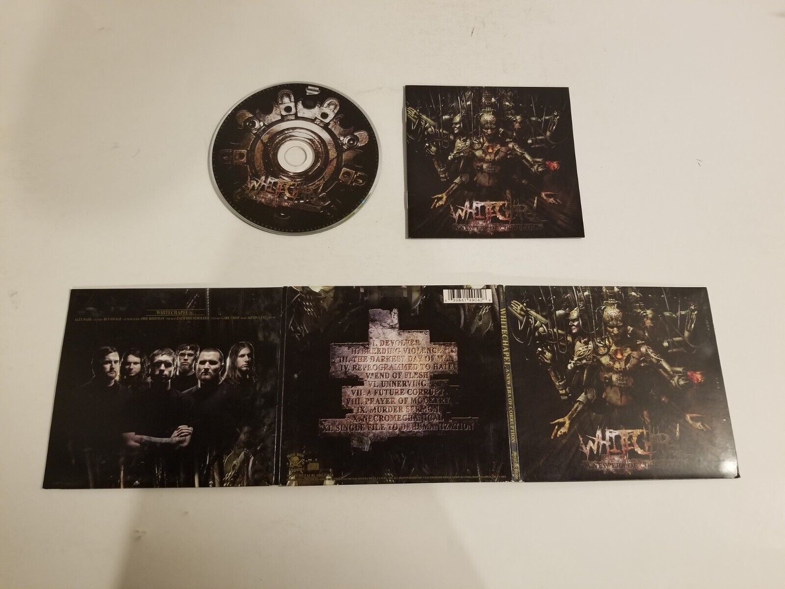 A New Era Of Corruption [PA] by Whitechapel (CD, 2010, Metal Blade) - CDs