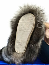 Double-Sided Silver Fox Fur Boots For Outdoor Eskimo Fur Boots Arctic Boots image 4