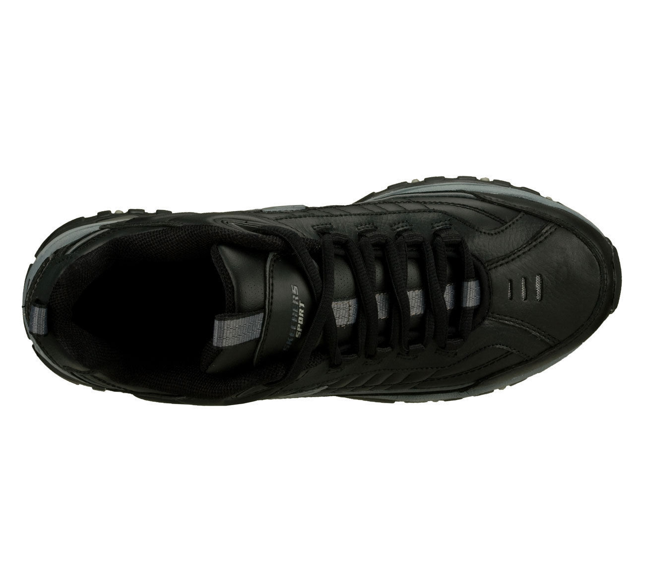 Skechers Negro Ew Ancho Zapatos Hombre Nuevo Deporte Cola Zapatilla de ...