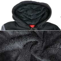 Men's Athletic California Graphic Sherpa Fleece Lined Cali Zip Up Hoodie Jacket image 15