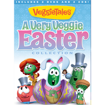 A VERY VEGGIE EASTER COLLECTION by Veggie Tales Includes 2 DVDs & 2 CDs
