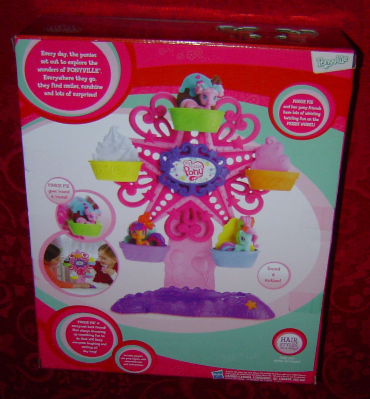 my little pony ferris wheel roller coaster