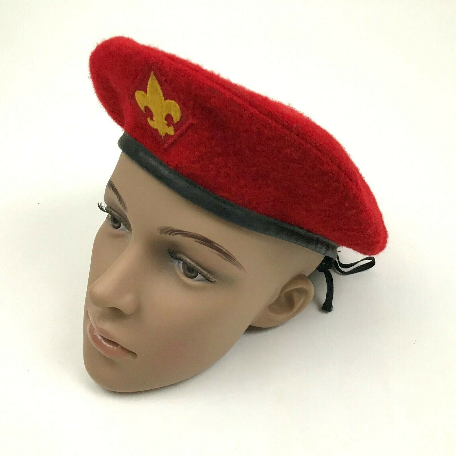 Vintage Boy Scouts De Amérique Béret Chapeau Casquette Taille Petit 6 5