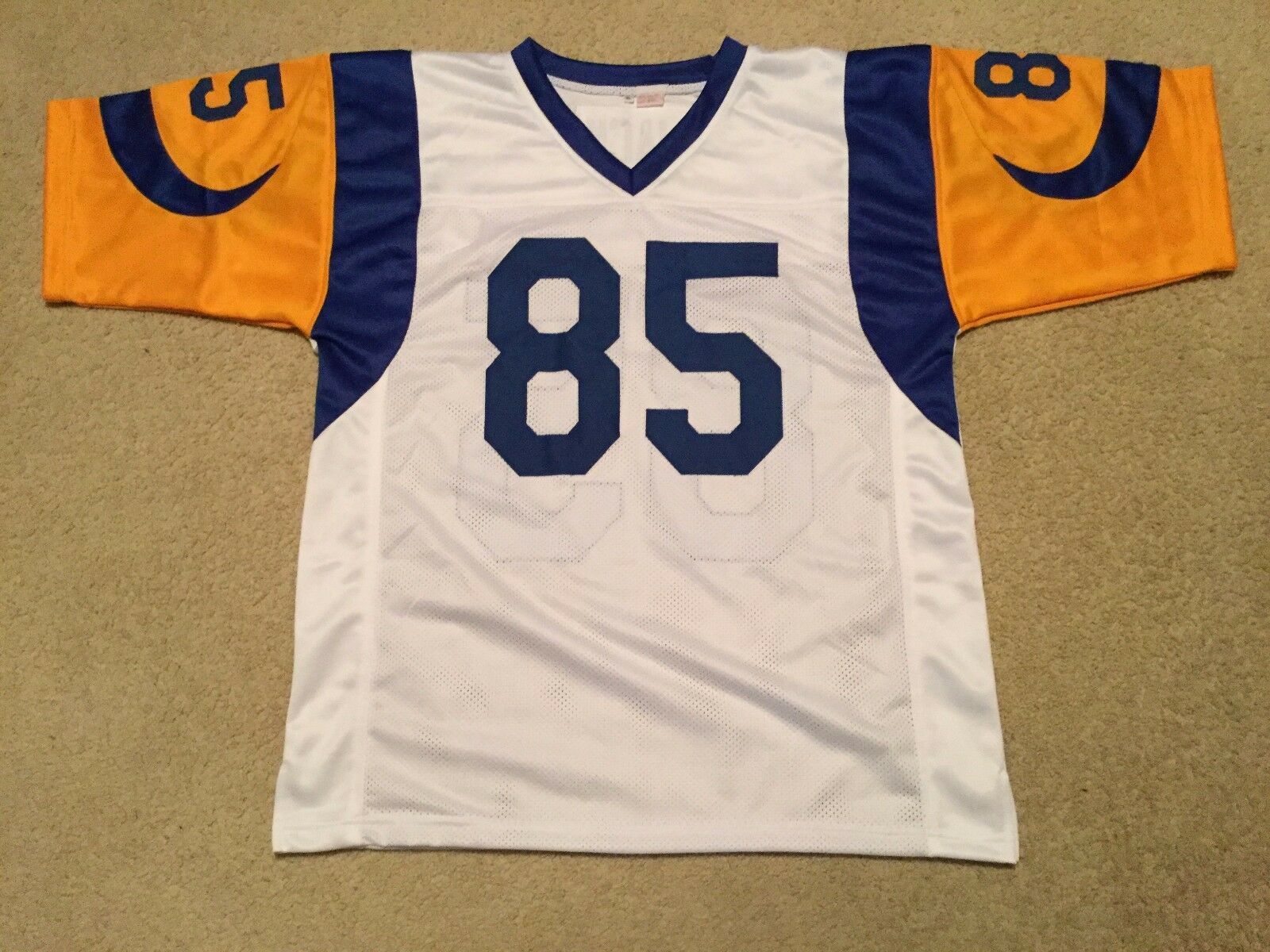 UNSIGNED CUSTOM Sewn Stitched Jack Youngblood White Jersey M, L, XL