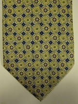 NEW Brooks Brothers Makers Yellow with Blue Green and Gold Silk Tie - $26.99