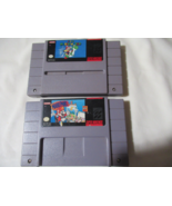 Nintendo Super Mario World 1991 AND Mario Paint 1992 Game Cartridges 2 - $15.99