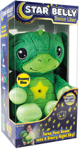 Ontel Star Belly Dream Lites Stuffed Animal Night Light Dreamy Green Dino New - $34.58