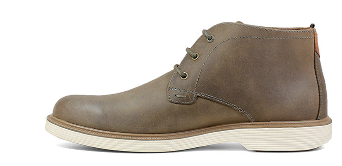 Florsheim Mens Shoes Supacush Plain Toe Chukka Boot Mushroom 13318-051