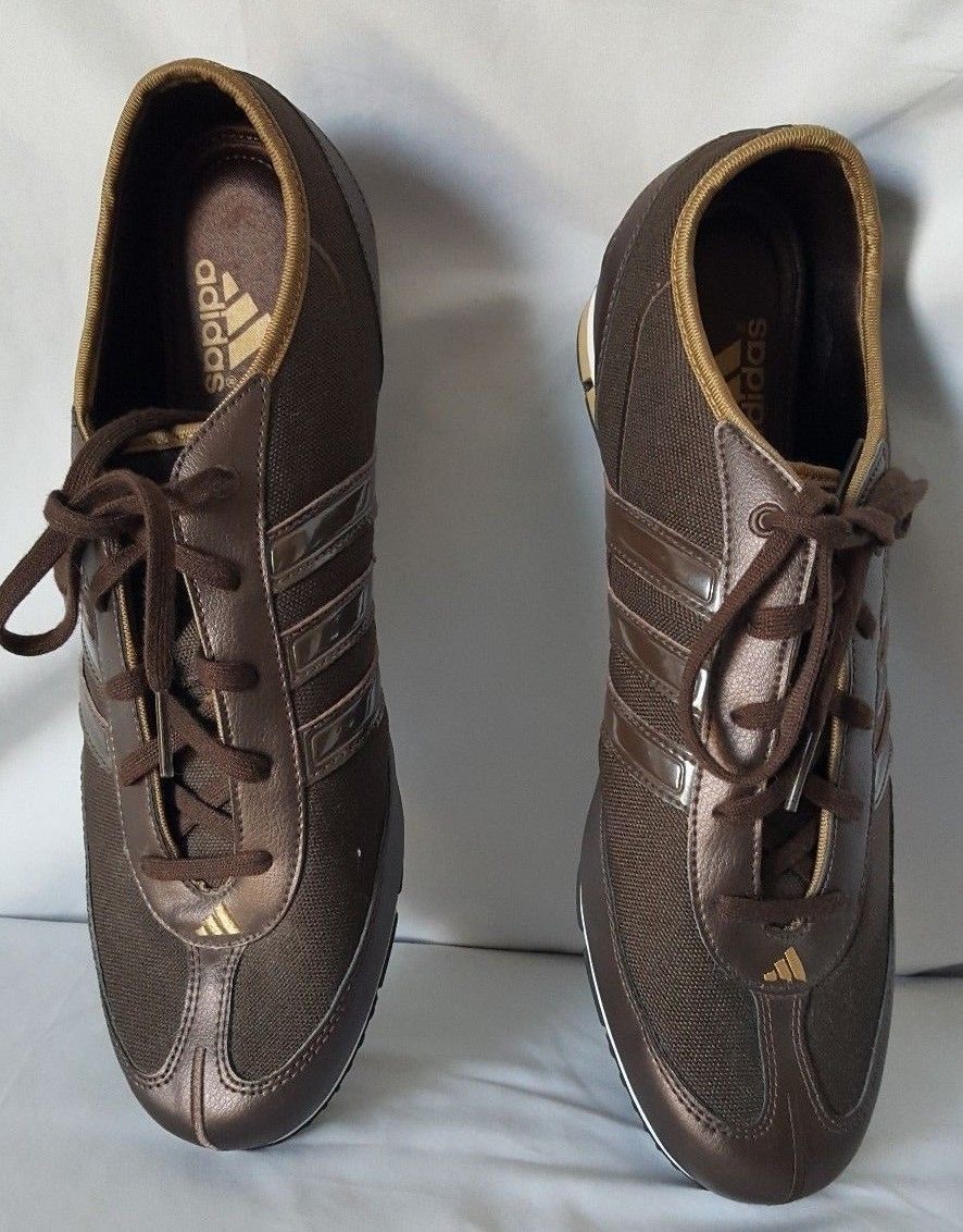 Adidas YYA 606001 Brown Comfortable Athletic Shoes Womens Size 10 NEW ...
