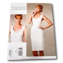 Vogue V1218 Donna Karan Close Fitting Dress Size 4 6 8 10 Sewing Pattern... - $13.77