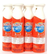 4 Bounce 9.7 Oz Rapid Touch 3 In 1 Clothing Spray Release Wrinkle Odor & Static
