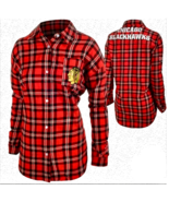 Chicago Blackhawks Flannel Shirt Mens Small - $37.99