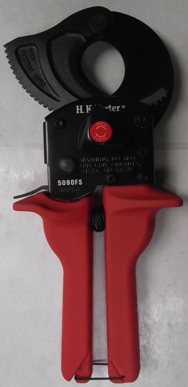 HK Porter 5090FS Ratchettype One Hand Operated Soft Cable Cutter Japan Everything Else