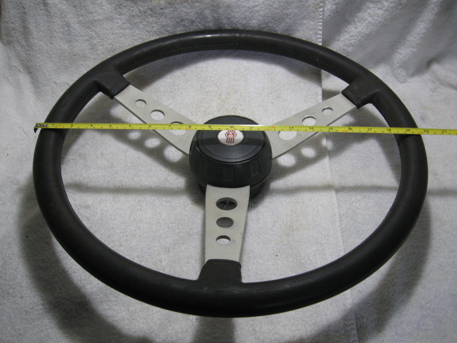 RARE Vintage KENWORTH Steering Wheel & ColumnRestorationRepurpose