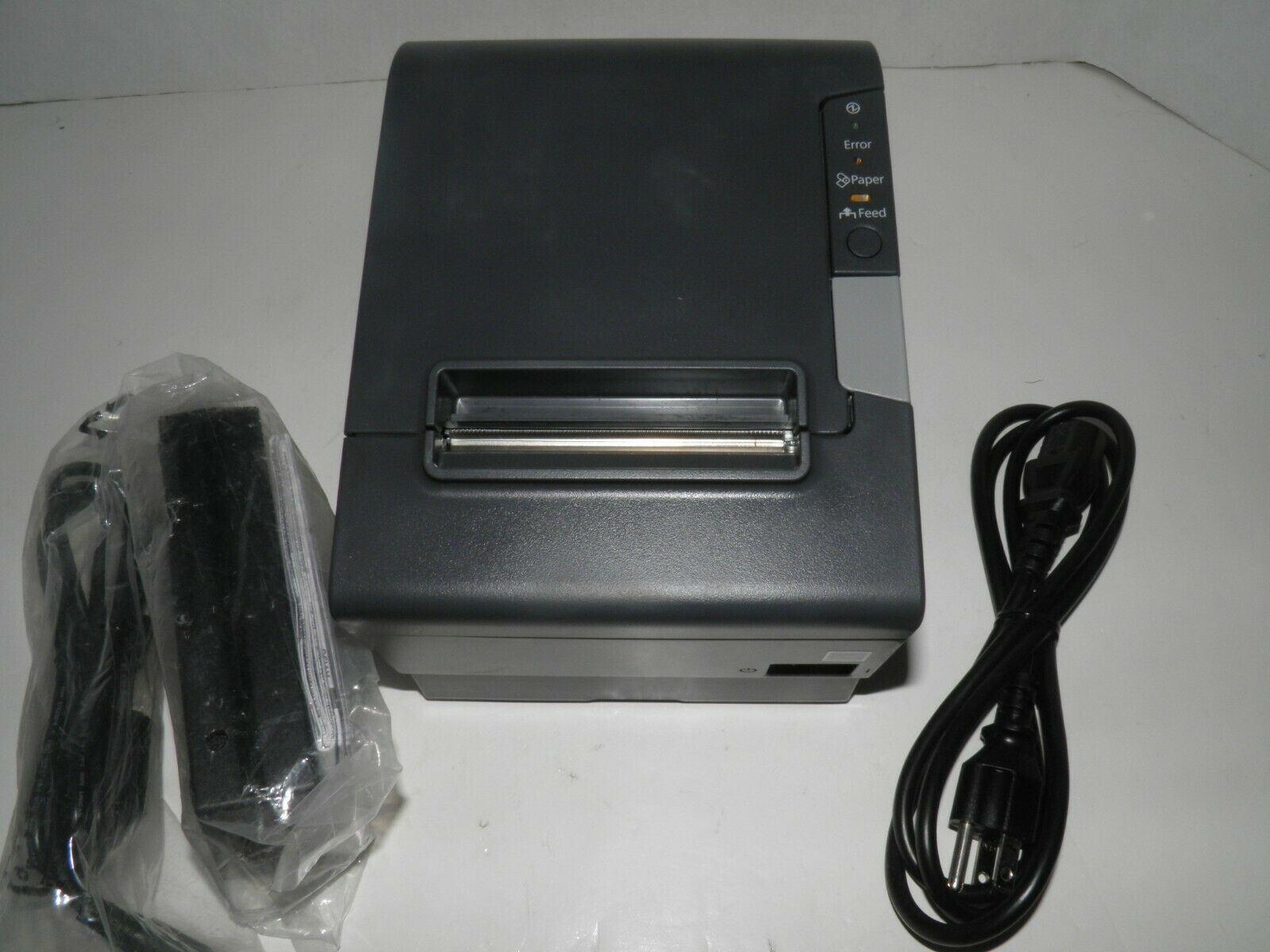 Epson Tm T88v Thermal Pos Receipt Printer Usb And Serial M244a Ncr W Power Supply Pos Printers 6521